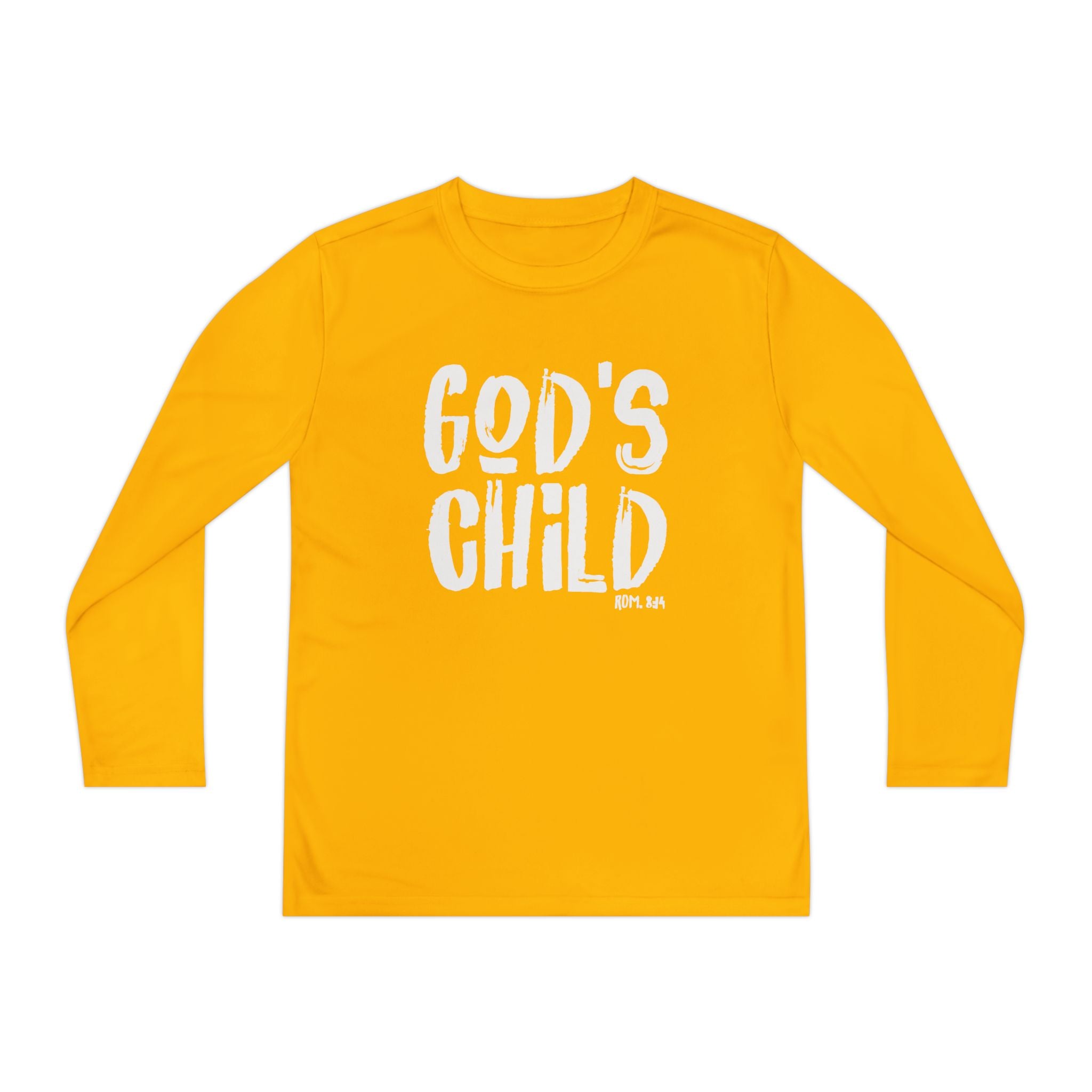 GOD'S CHILD! Collection | Youth Long Sleeve Tee | (Romans 8:14)