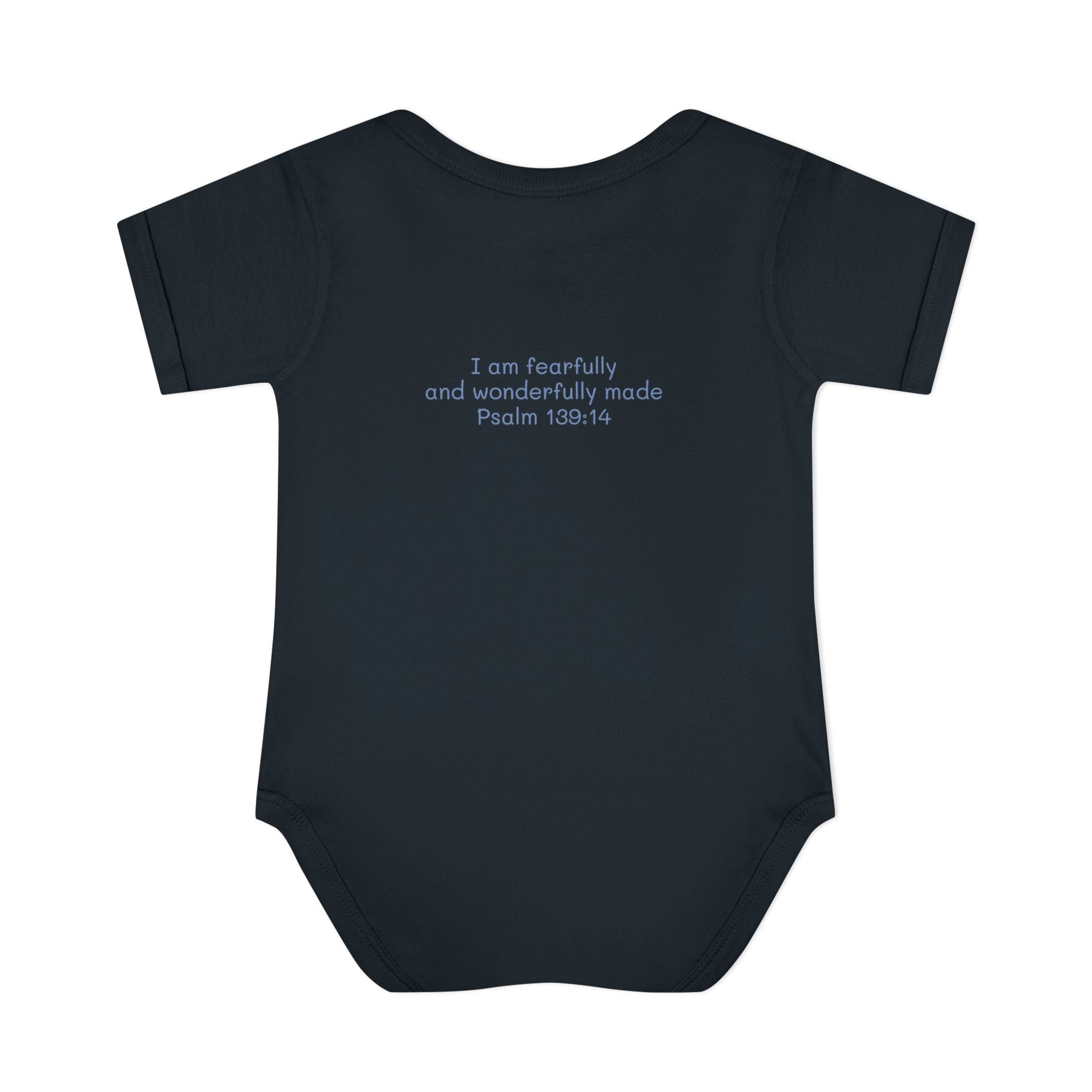 God Made Baby Onesie – Fearfully & Wonderfully Made | Psalm 139:14