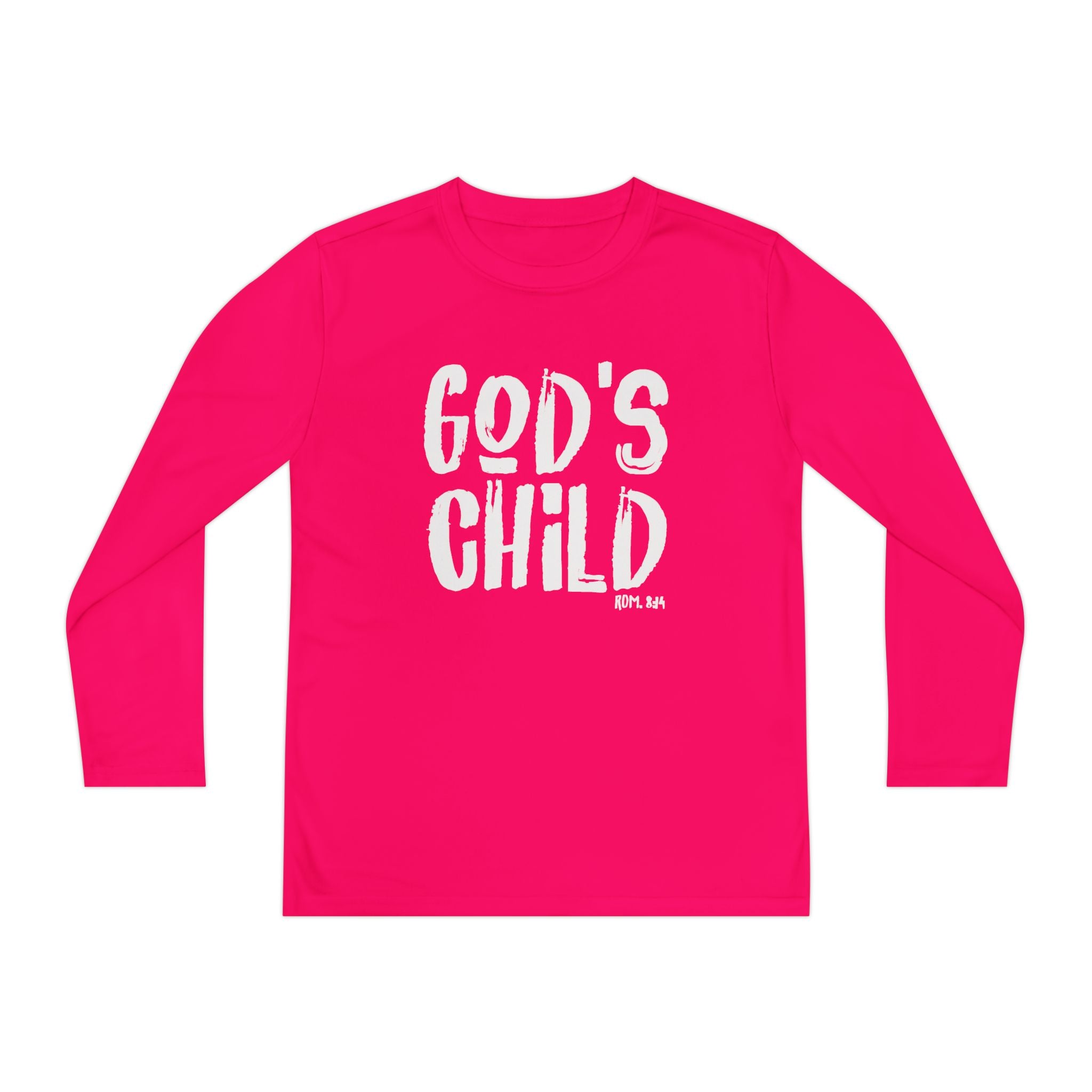 GOD'S CHILD! Collection | Youth Long Sleeve Tee | (Romans 8:14)