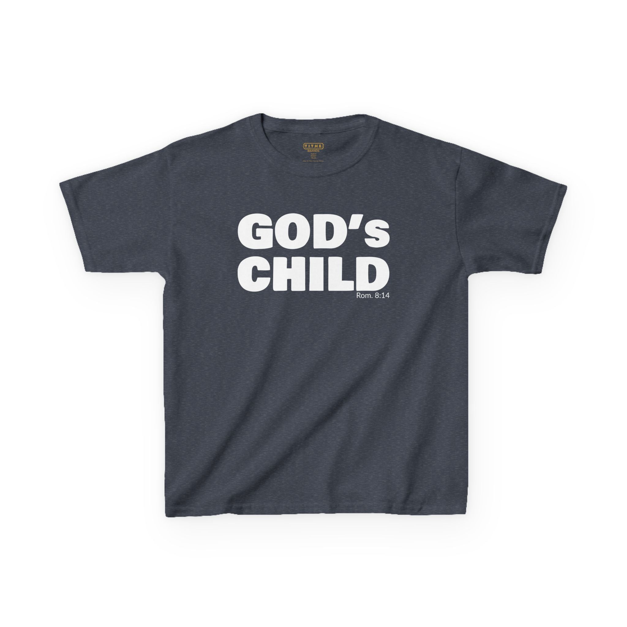 GOD'S CHILD! Collection | Inspirational Youth Tee-Shirt | (Romans 8:14)