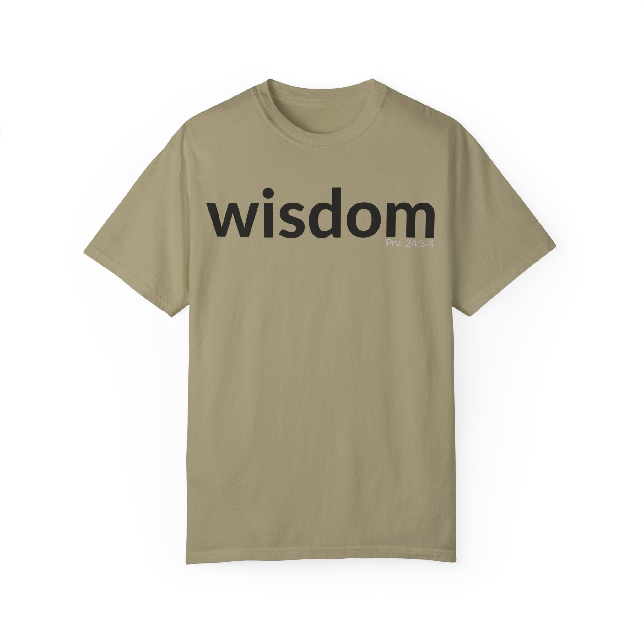 WISDOM | Faithware Collection – T-Shirt | Proverbs 24:3-4