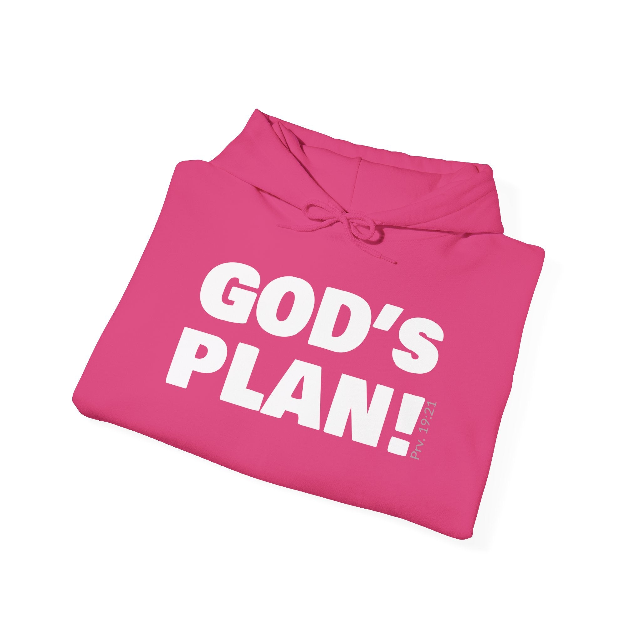 GOD'S PLAN! Collection | Unisex Hoodie | (Proverbs 19:21 )