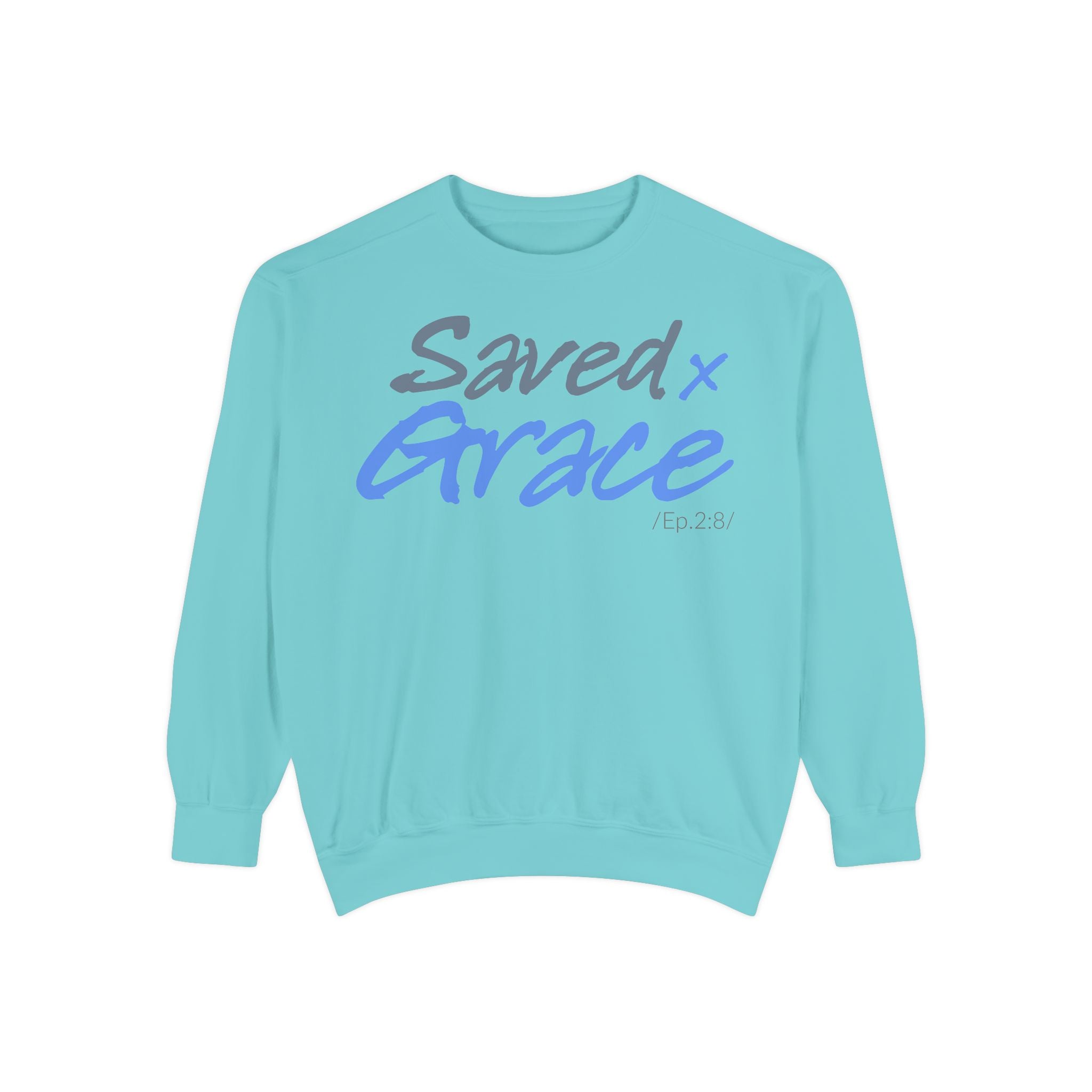 SAVED x GRACE Faithware Collection Unisex Sweatshirt | (Ephesians 2:8)
