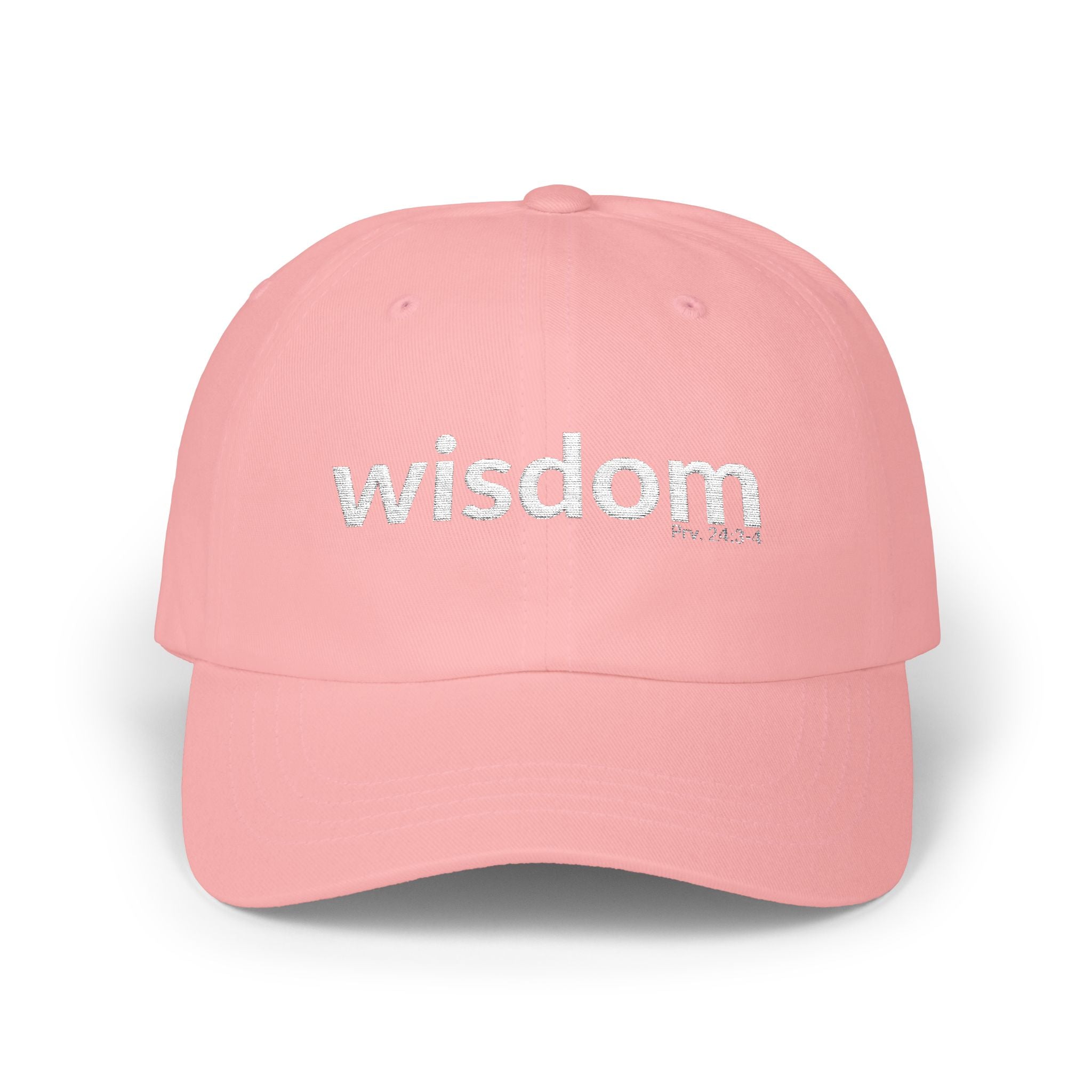 WISDOM Faithware Collection | Cap | (white text)