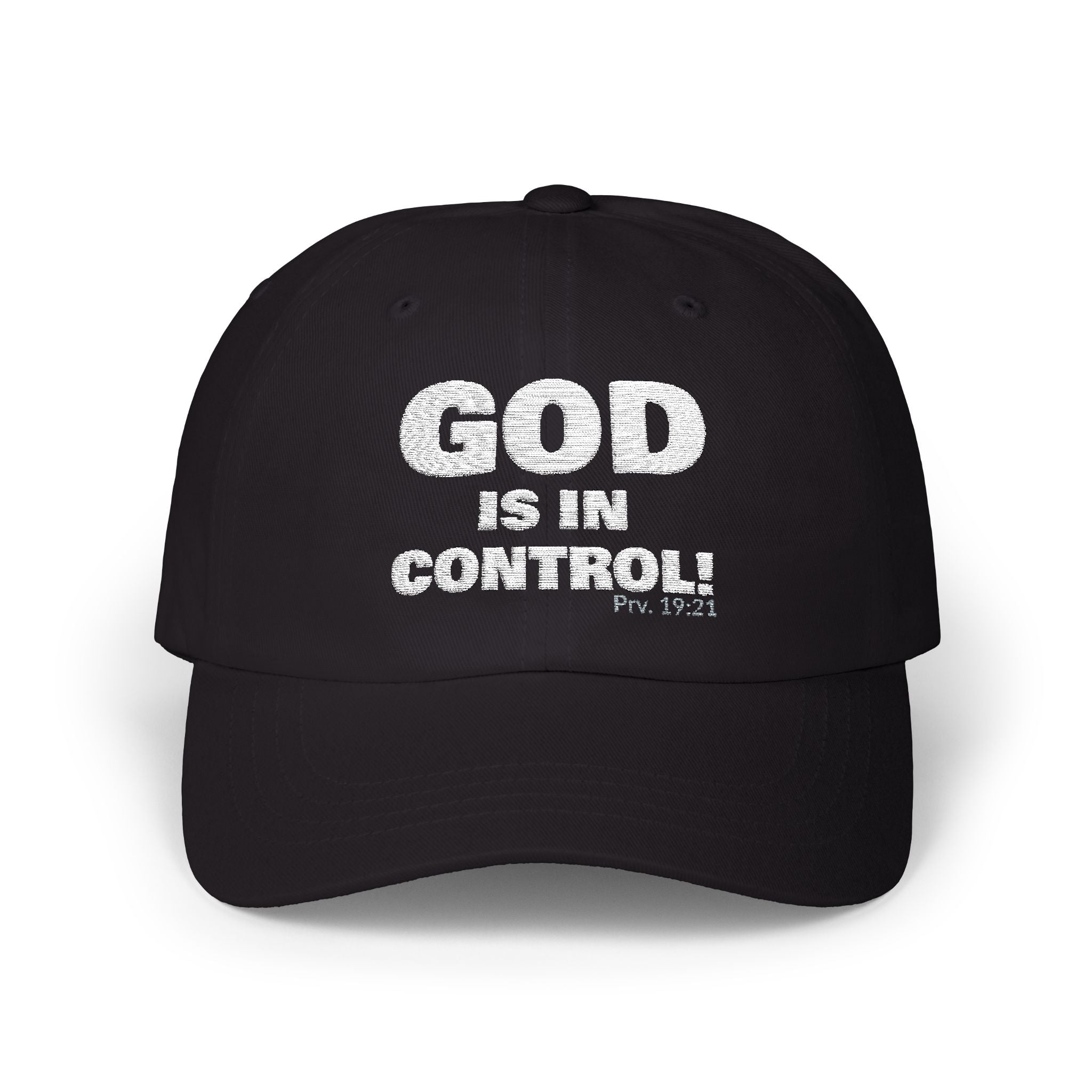 GOD IS IN CONTROL! | Cap | (white text)
