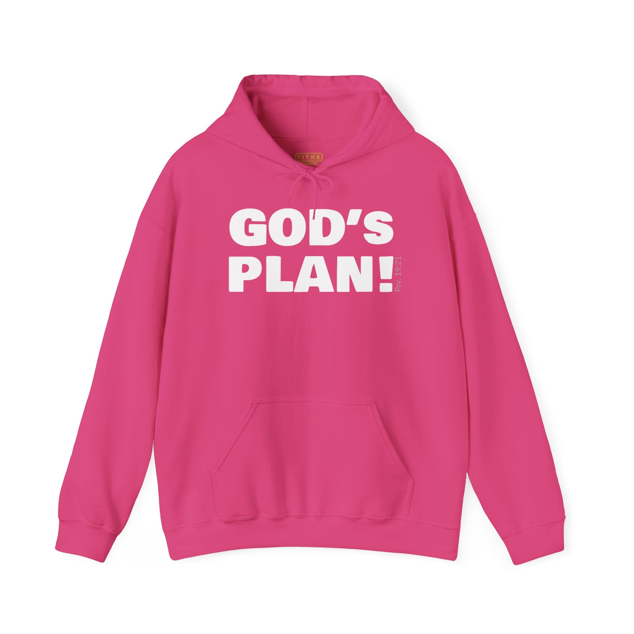 GOD'S PLAN! Collection | Unisex Hoodie | (Proverbs 19:21 )