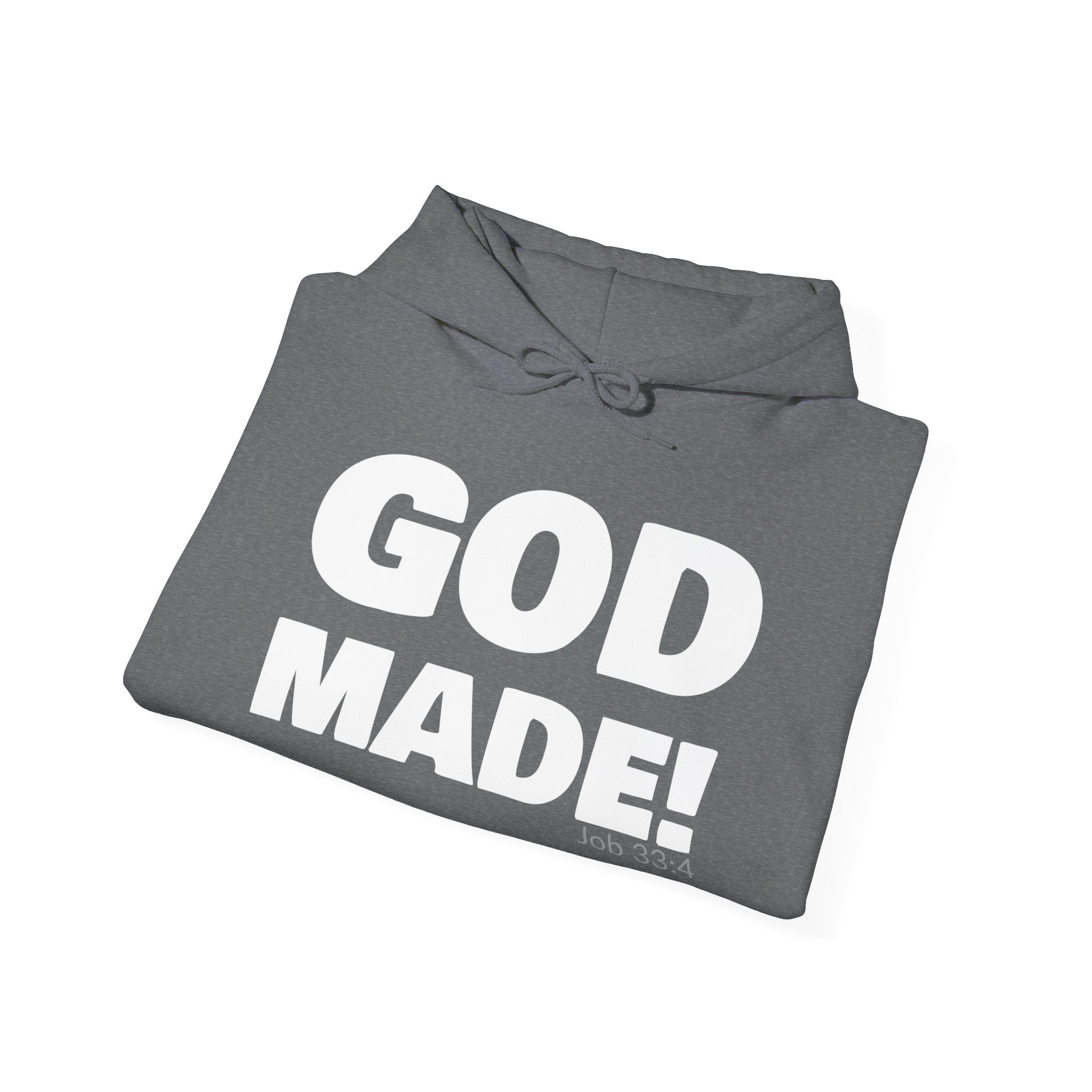 GOD MADE! Collection | Hoodie | (Job 33:4)