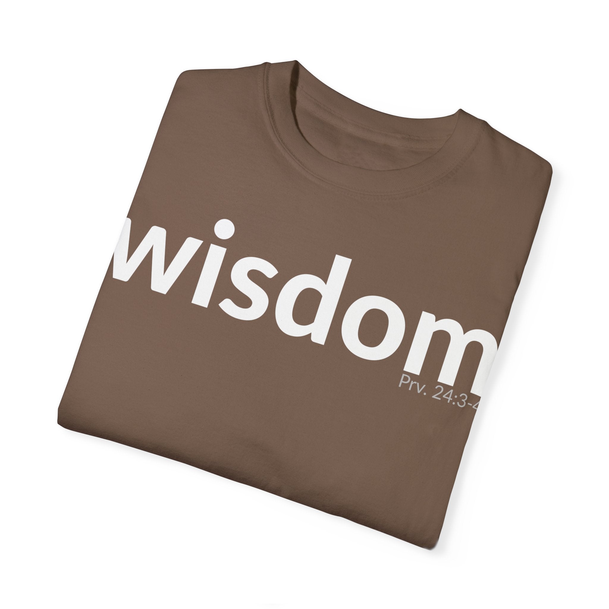 WISDOM | Faithware Collection – T-Shirt | Proverbs 24:3-4