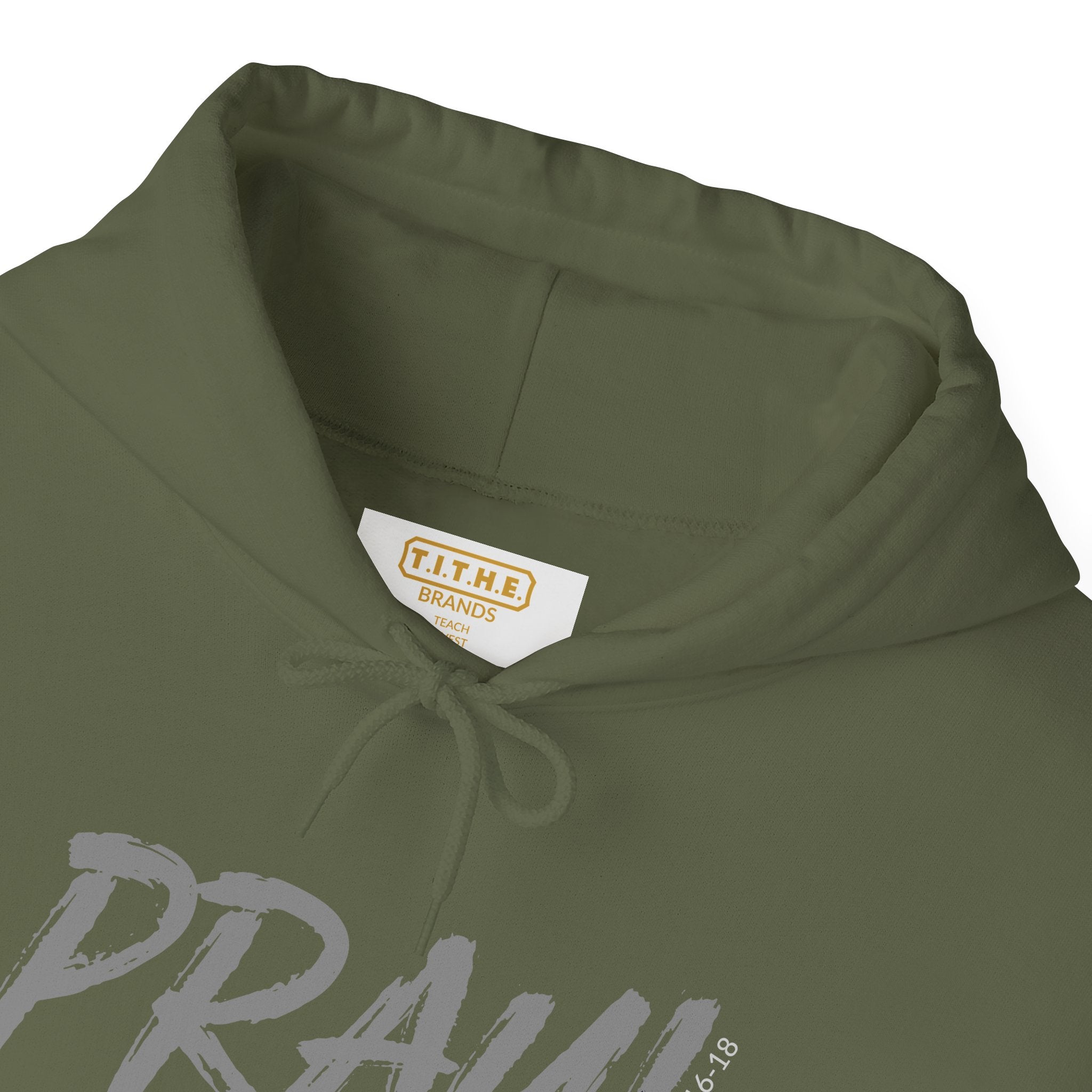 PRAY! Collection | Hoodie | Faith-Based Streetwear for Prayer Warriors | (1 Thessalonians 5:16-18)