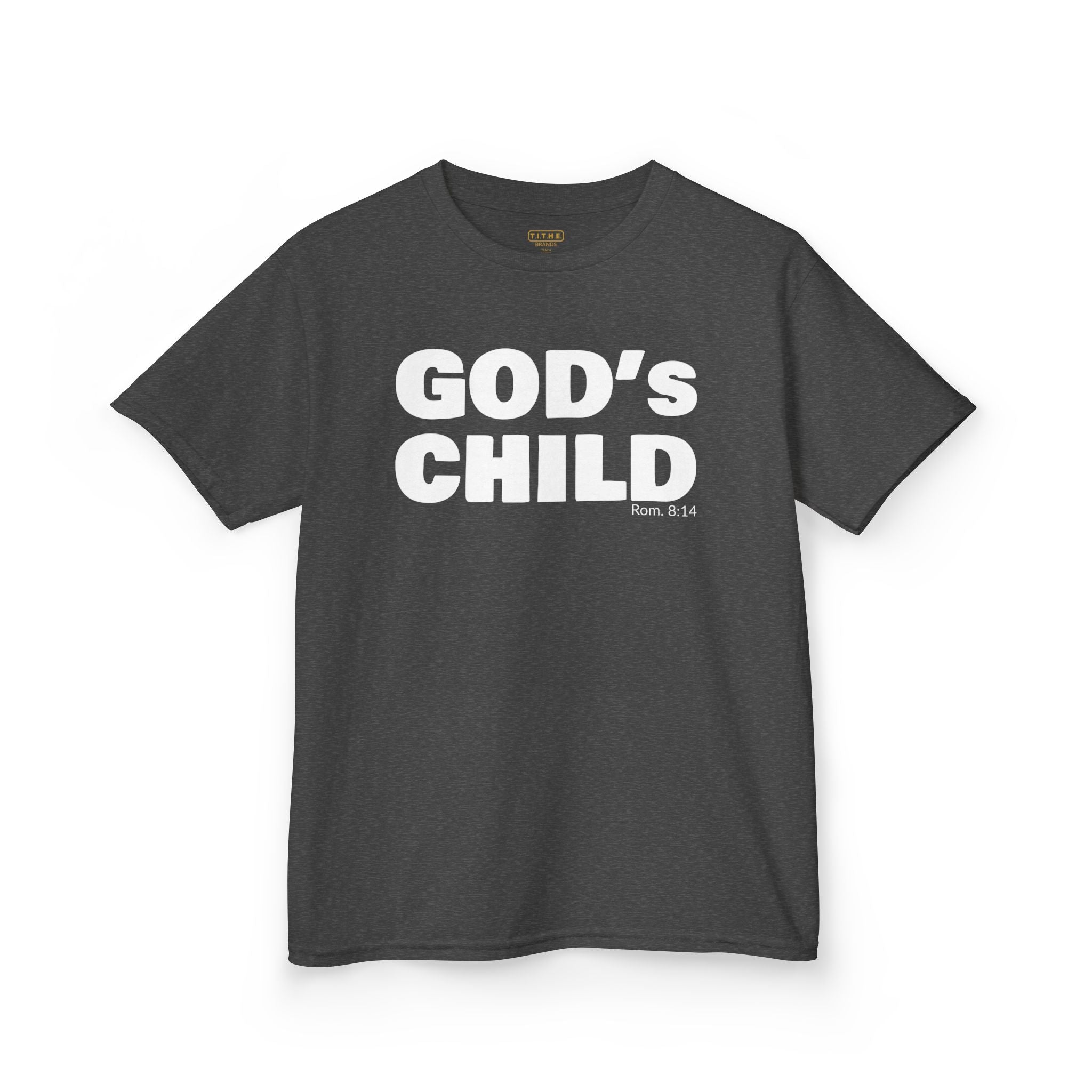GOD'S CHILD! Collection | Inspirational Youth Tee-Shirt | (Romans 8:14)