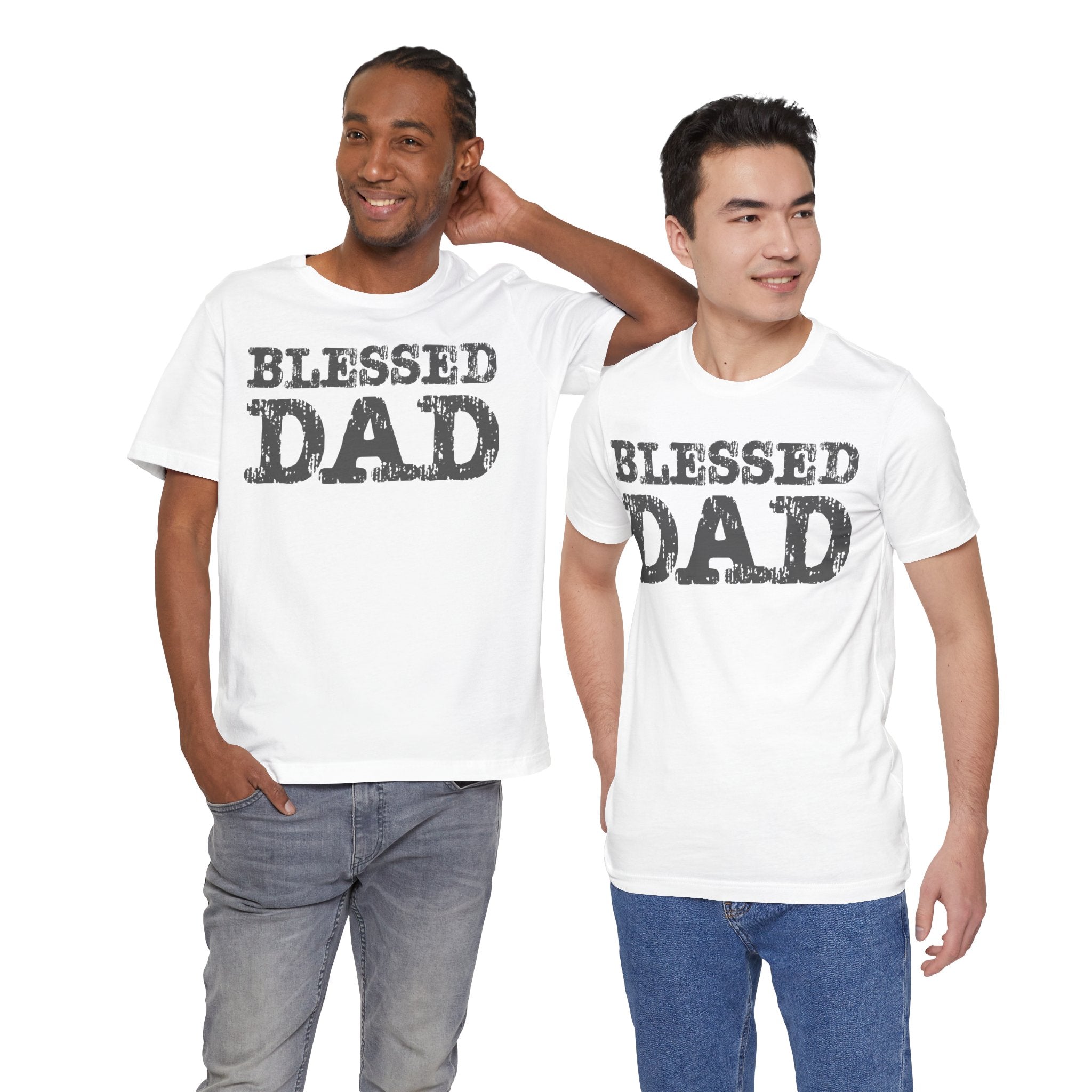 Blessed Dad Unisex Tee, Father's Day Gift, Dad Birthday Shirt, Casual Wear for Dads, Family Reunion Apparel, Comfortable T-Shirt