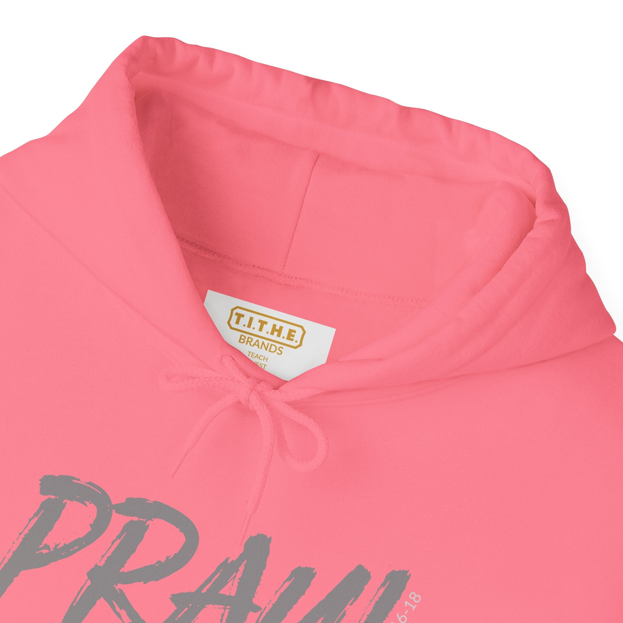 PRAY! Collection | Hoodie | Faith-Based Streetwear for Prayer Warriors | (1 Thessalonians 5:16-18)