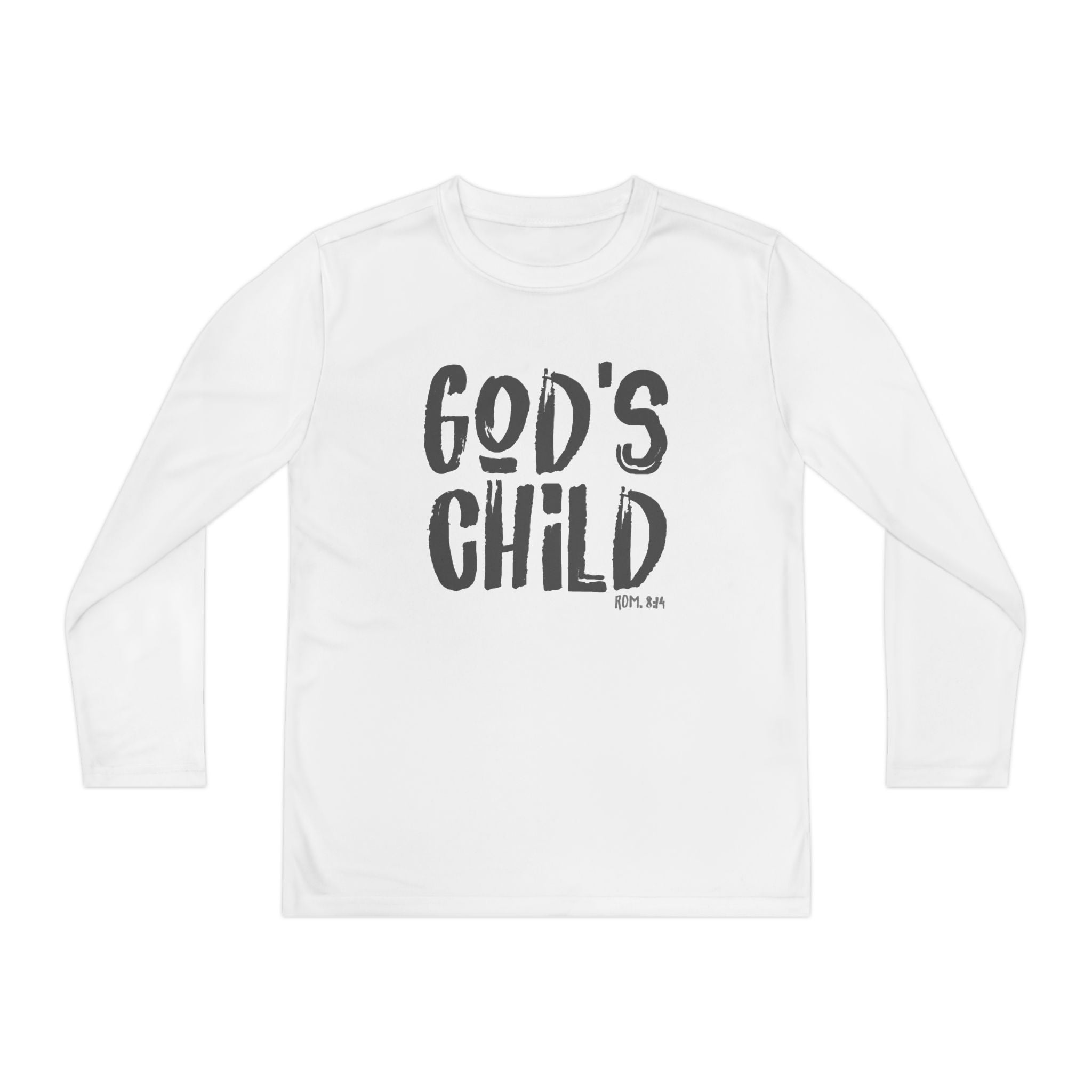 GOD'S CHILD! Collection | Youth Long Sleeve Tee | (Romans 8:14)