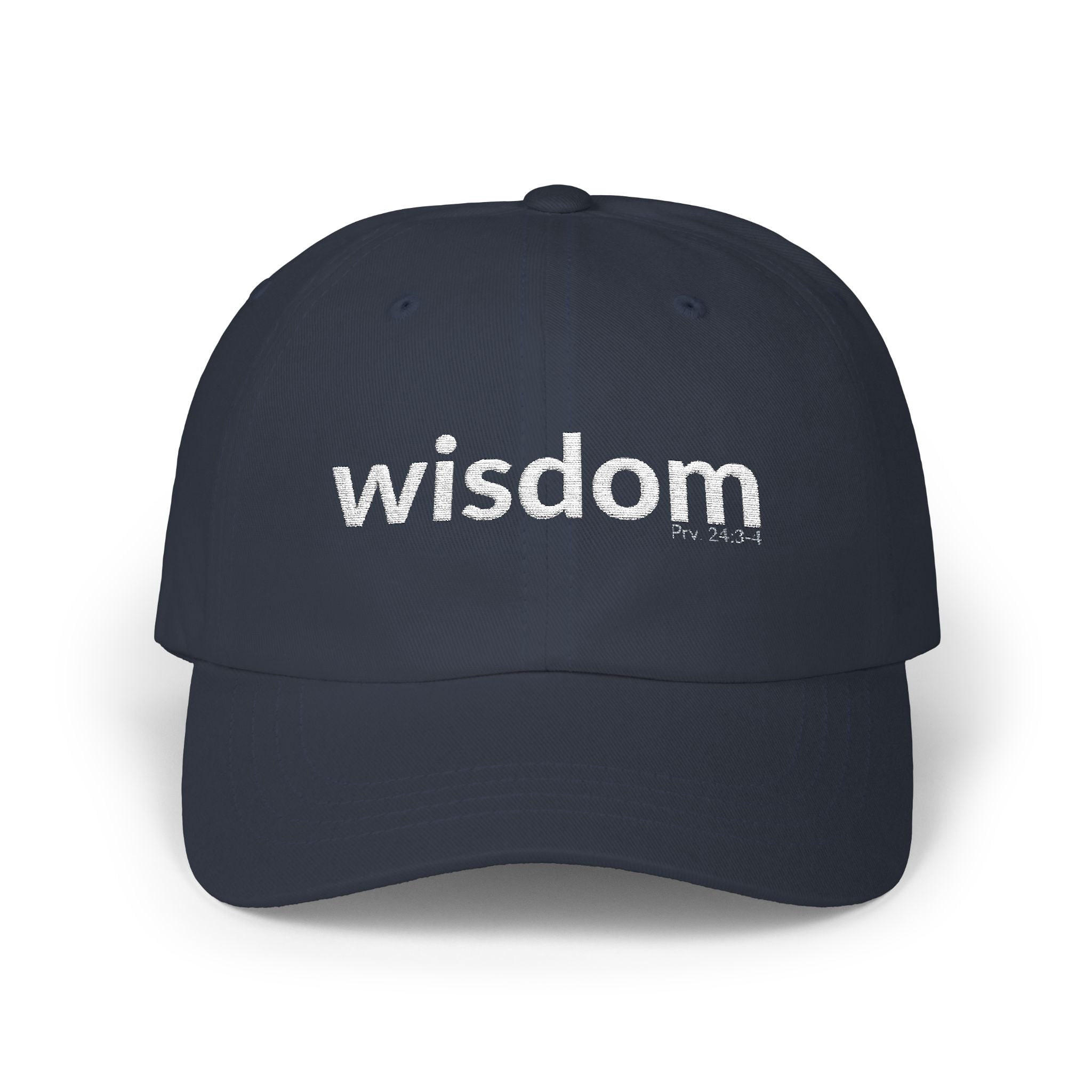 WISDOM Faithware Collection | Cap | (white text)