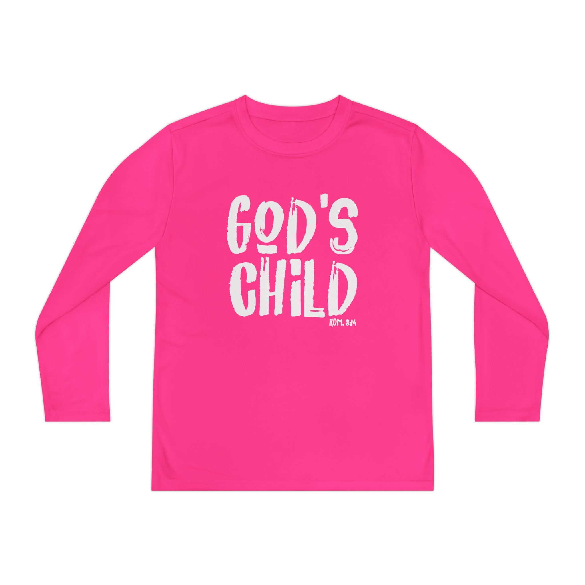 GOD'S CHILD! Collection | Youth Long Sleeve Tee | (Romans 8:14)