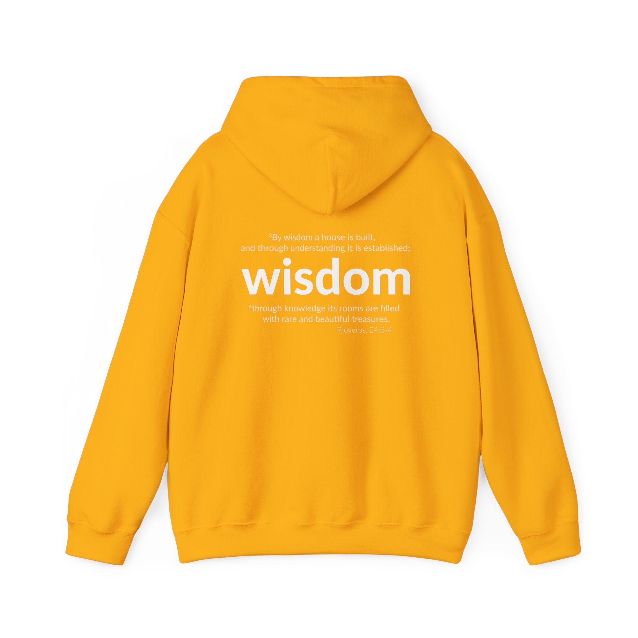 WISDOM | Faithware Collection – Hoodie | (Proverbs 24:3-4)