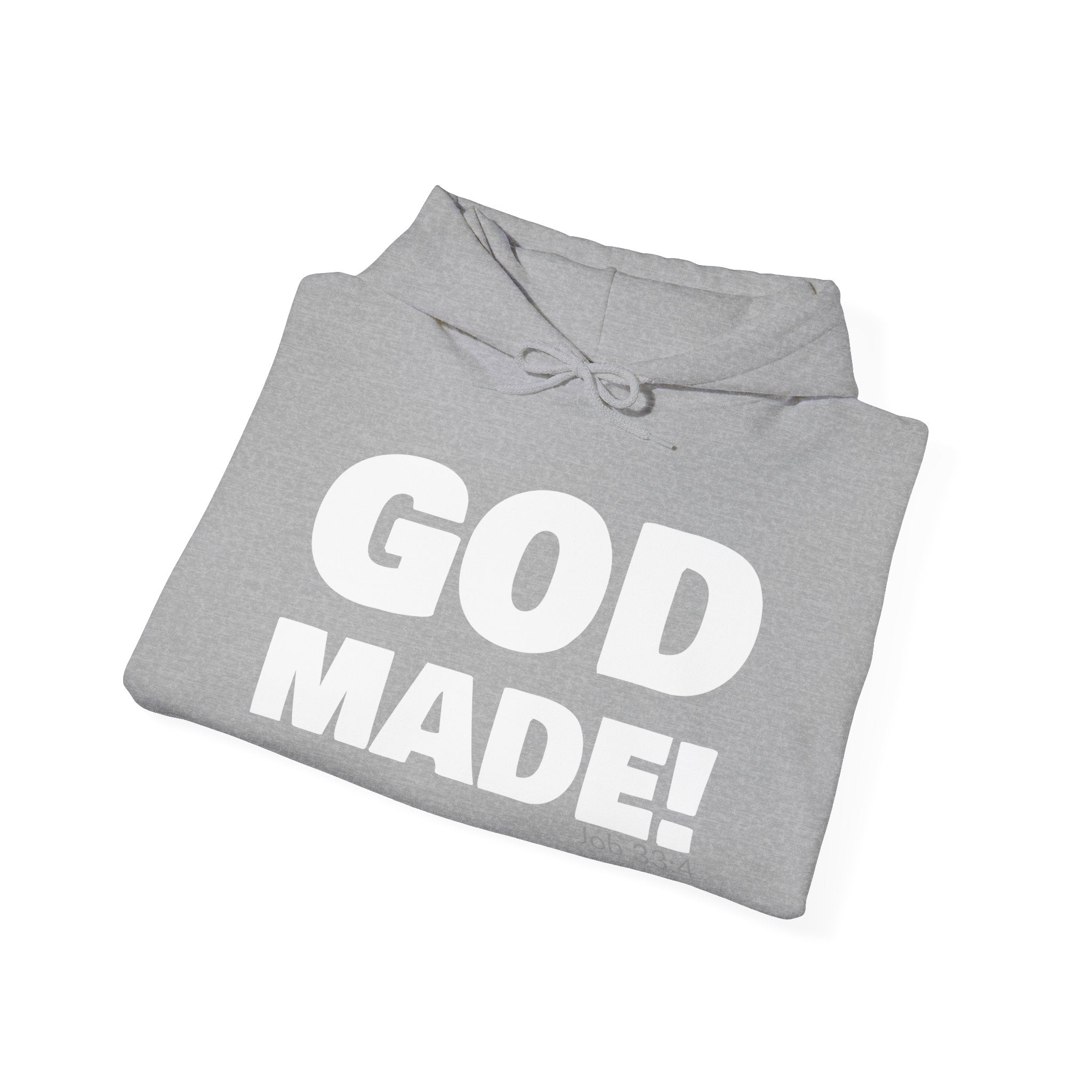 GOD MADE! Collection | Hoodie | (Job 33:4)