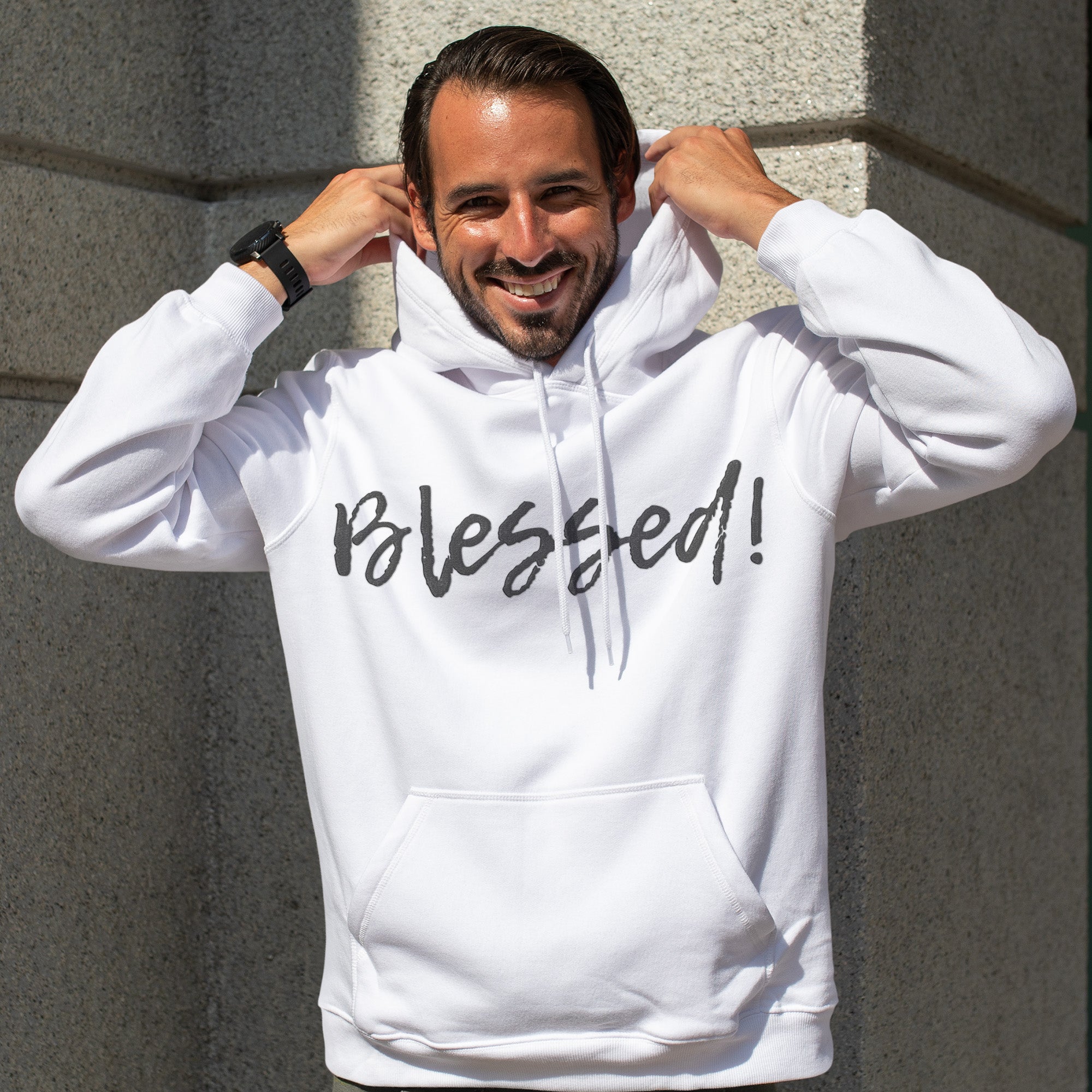 BLESSED! | Embroidered Hoodie | Jeremiah 17:7