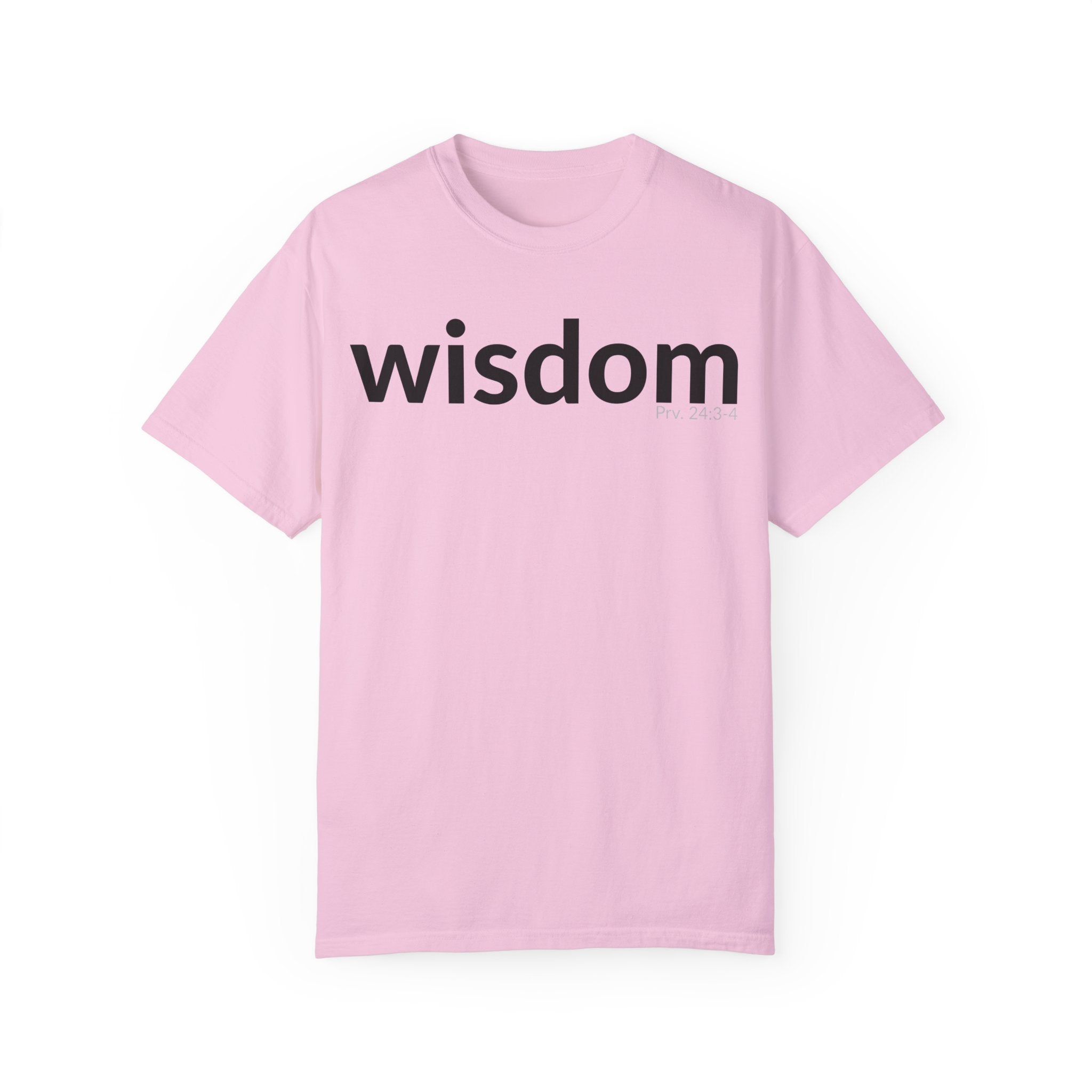 WISDOM | Faithware Collection – T-Shirt | Proverbs 24:3-4
