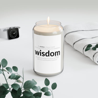 WISDOM! Collection | Scented Candle - 13.75oz | (Proverbs 24:3-4)