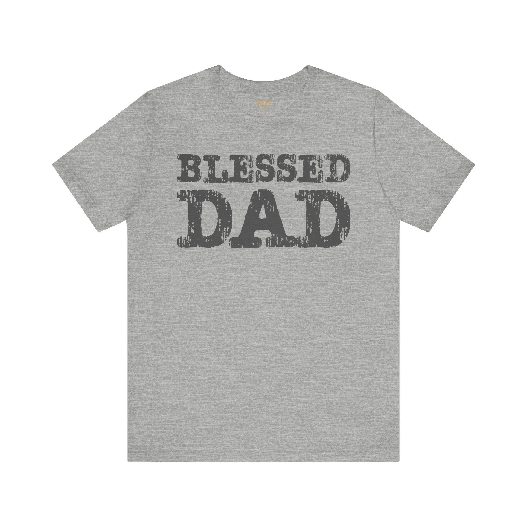 Blessed Dad Unisex Tee, Father's Day Gift, Dad Birthday Shirt, Casual Wear for Dads, Family Reunion Apparel, Comfortable T-Shirt