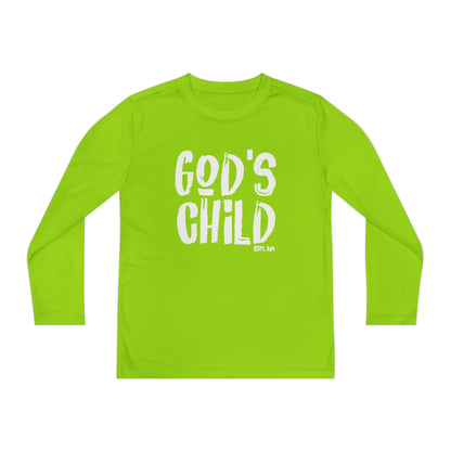 GOD'S CHILD! Collection | Youth Long Sleeve Tee | (Romans 8:14)