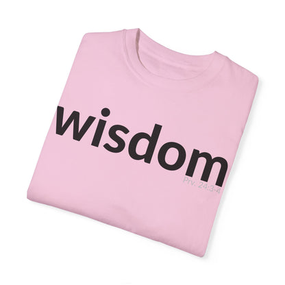 WISDOM | Faithware Collection – T-Shirt | Proverbs 24:3-4