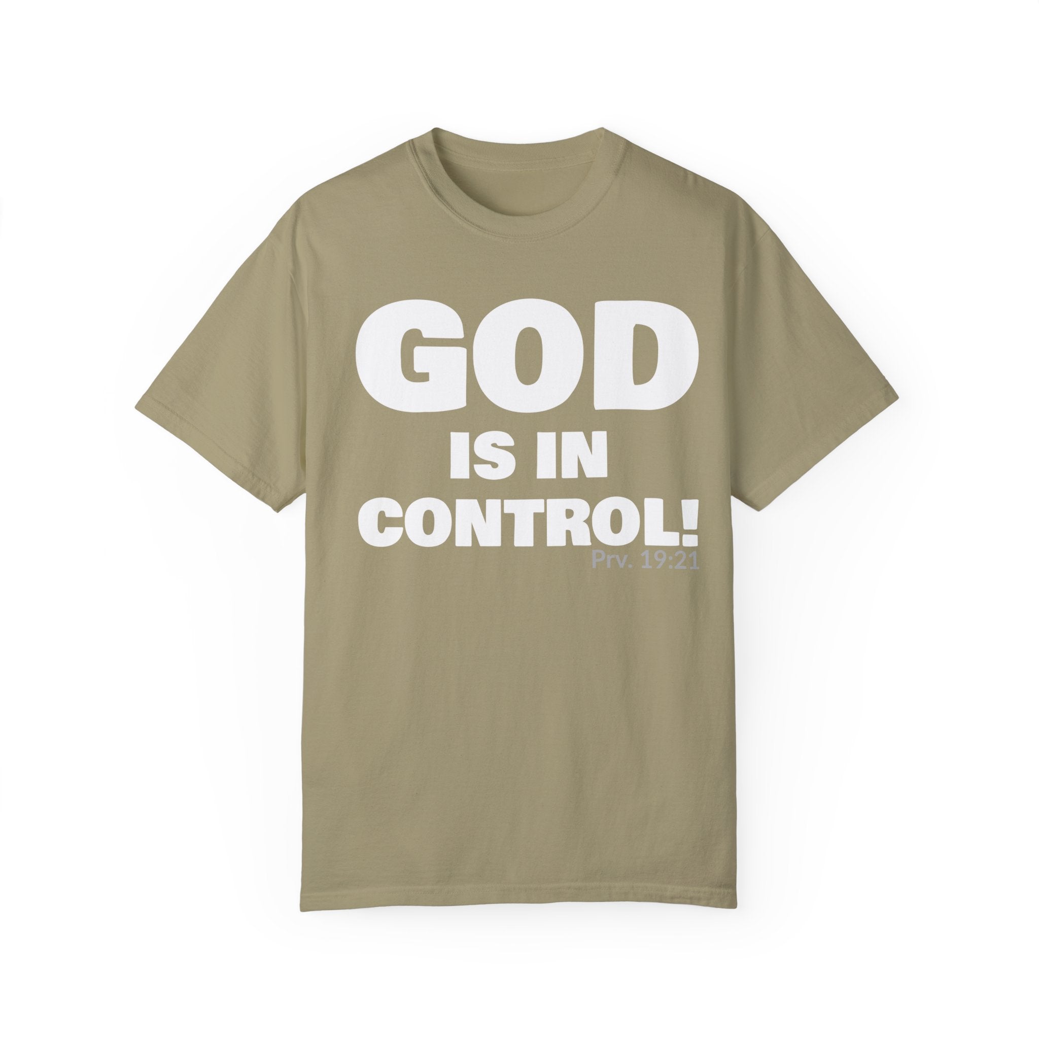 GOD IS IN CONTROL! Collection | Unisex T-Shirt | (Proverbs 19:21)