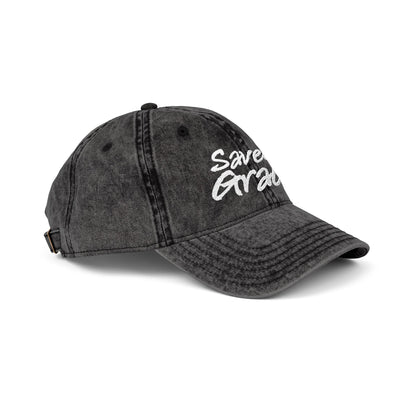 SAVED × GRACE Vintage Cap | Ephesians 2:8–9