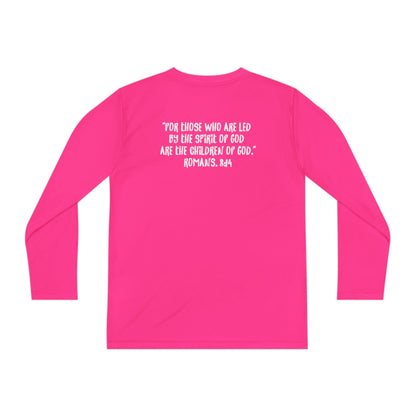 GOD'S CHILD! Collection | Youth Long Sleeve Tee | (Romans 8:14)