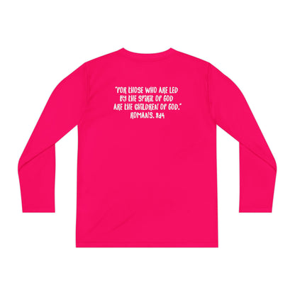 GOD'S CHILD! Collection | Youth Long Sleeve Tee | (Romans 8:14)