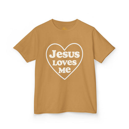 Jesus Loves Me | Kids Tee | Motivational Kids Shirt, Gifts for Young Dreamers, Casual Kids Clothing, Back to School Tee, Kids Hustle Tee
