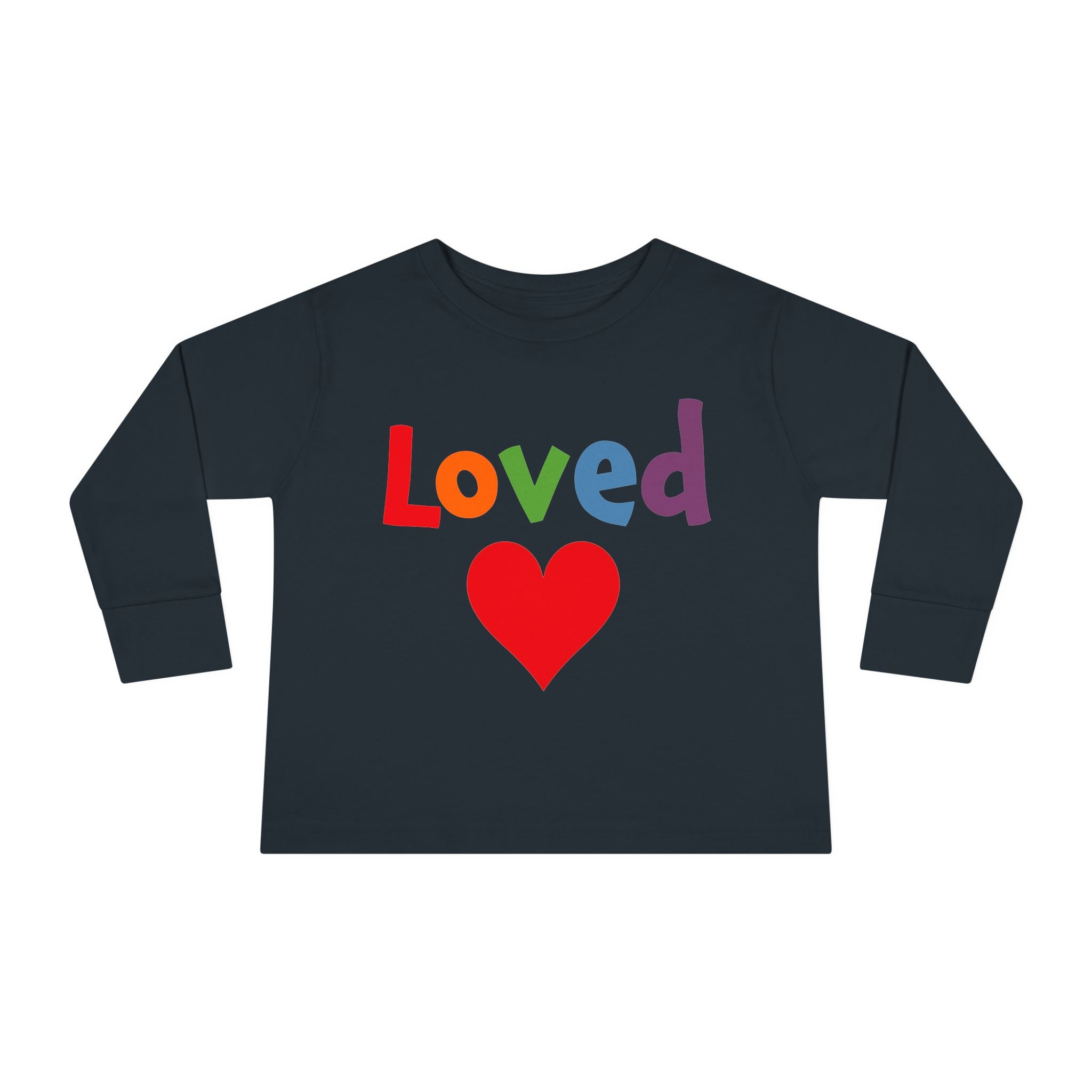 Loved | Toddler Long Sleeve Tee® | Christian Kids Shirt | Faith Apparel