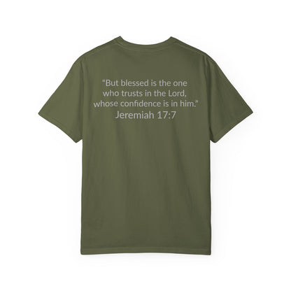 BLESSED!  Unisex Garment-Dyed T-shirt  | (Jeremiah. 17:7)