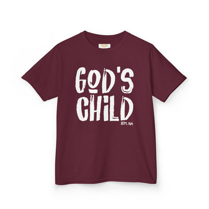 GOD'S CHILD! Collection |  Inspirational Youth Tee-Shirt | (Romans 8:14)