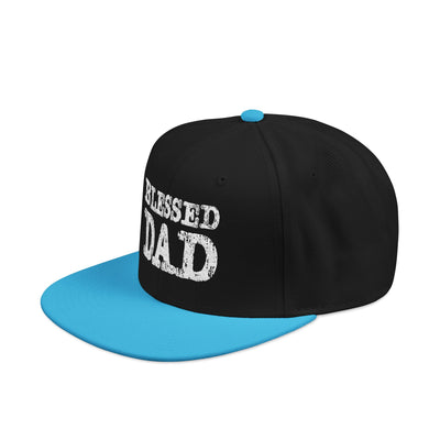 BLESSED DAD |  Snapback Hat |  Embroidered Cap for Father's Day, Gift for Dads, Trendy Father's Day Gift, Casual Everyday Wear