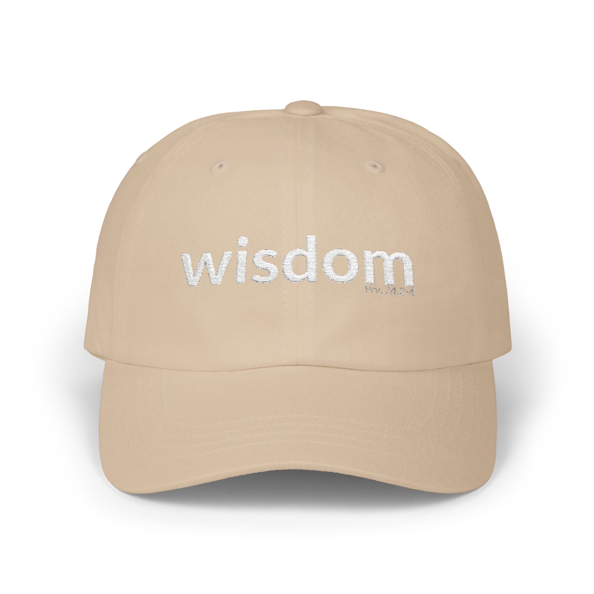 WISDOM Faithware Collection | Cap | (white text)