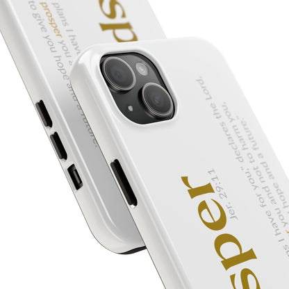 PROSPER 29:11 COLLECTION |  Tough Phone Case |  (Jeremiah 29:11)