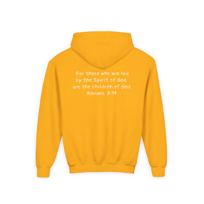 GOD'S CHILD! Collection | Hoodie [Youth]  | (Romans 8:14) - Pastel