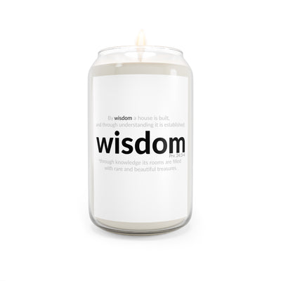 WISDOM! Collection | Scented Candle - 13.75oz | (Proverbs 24:3-4)