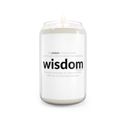 WISDOM! Collection | Scented Candle - 13.75oz | (Proverbs 24:3-4)