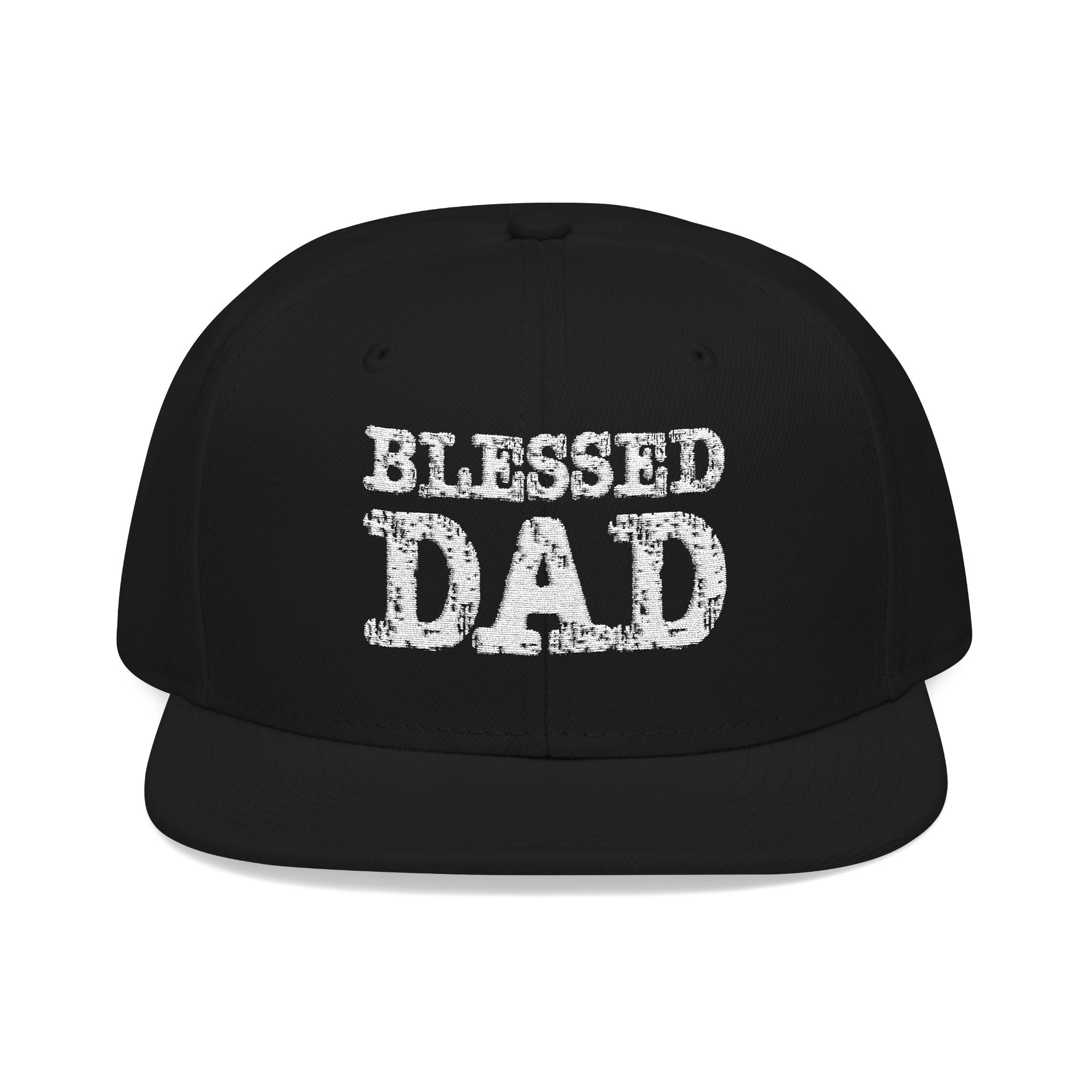 BLESSED DAD |  Snapback Hat |  Embroidered Cap for Father's Day, Gift for Dads, Trendy Father's Day Gift, Casual Everyday Wear