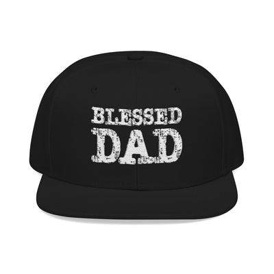 BLESSED DAD |  Snapback Hat |  Embroidered Cap for Father's Day, Gift for Dads, Trendy Father's Day Gift, Casual Everyday Wear
