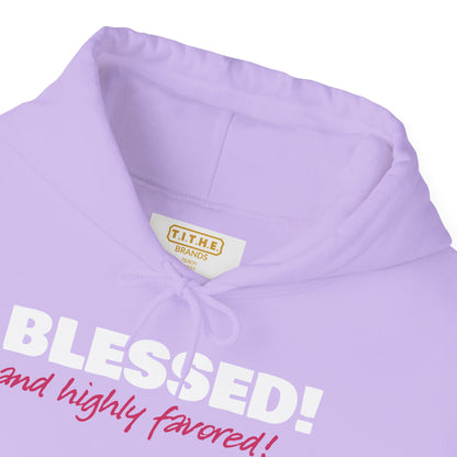 BLESSED! And Highly Favored Collection |  Hoodie | (Luke 1:28)