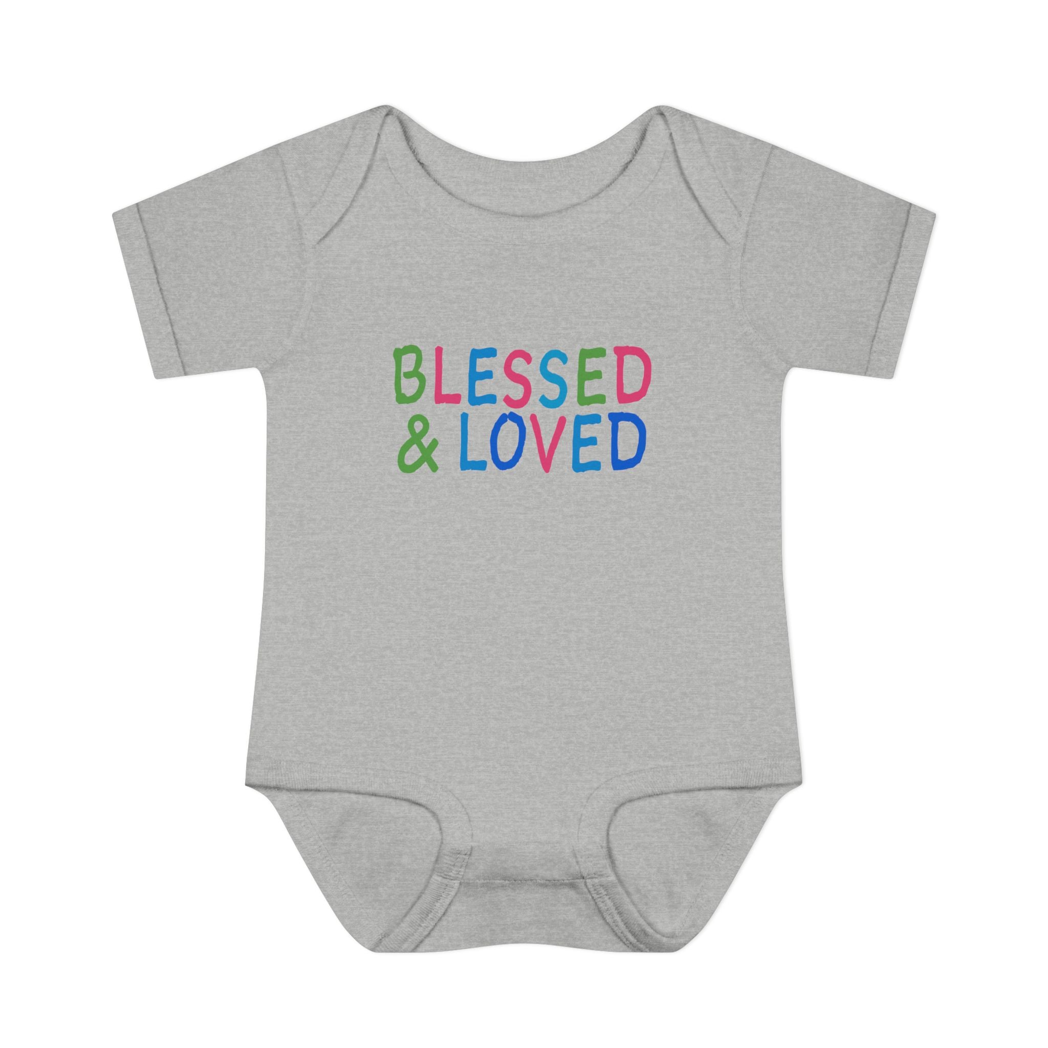 BLESSED AND LOVED | Infant Baby Bodysuit |  Blessed and Loved Baby Infant