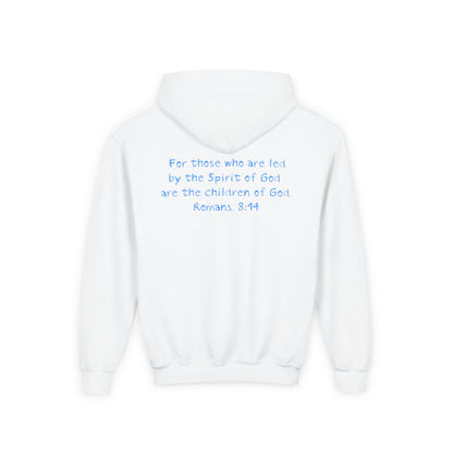 GOD'S CHILD! Collection | Hoodie [Youth]  | (Romans 8:14) - Pastel