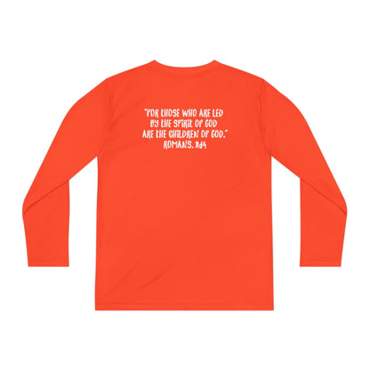 GOD'S CHILD! Collection | Youth Long Sleeve Tee | (Romans 8:14)
