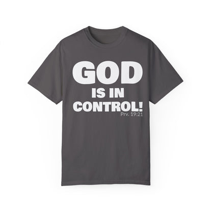 GOD IS IN CONTROL! Collection | Unisex T-Shirt | (Proverbs 19:21)