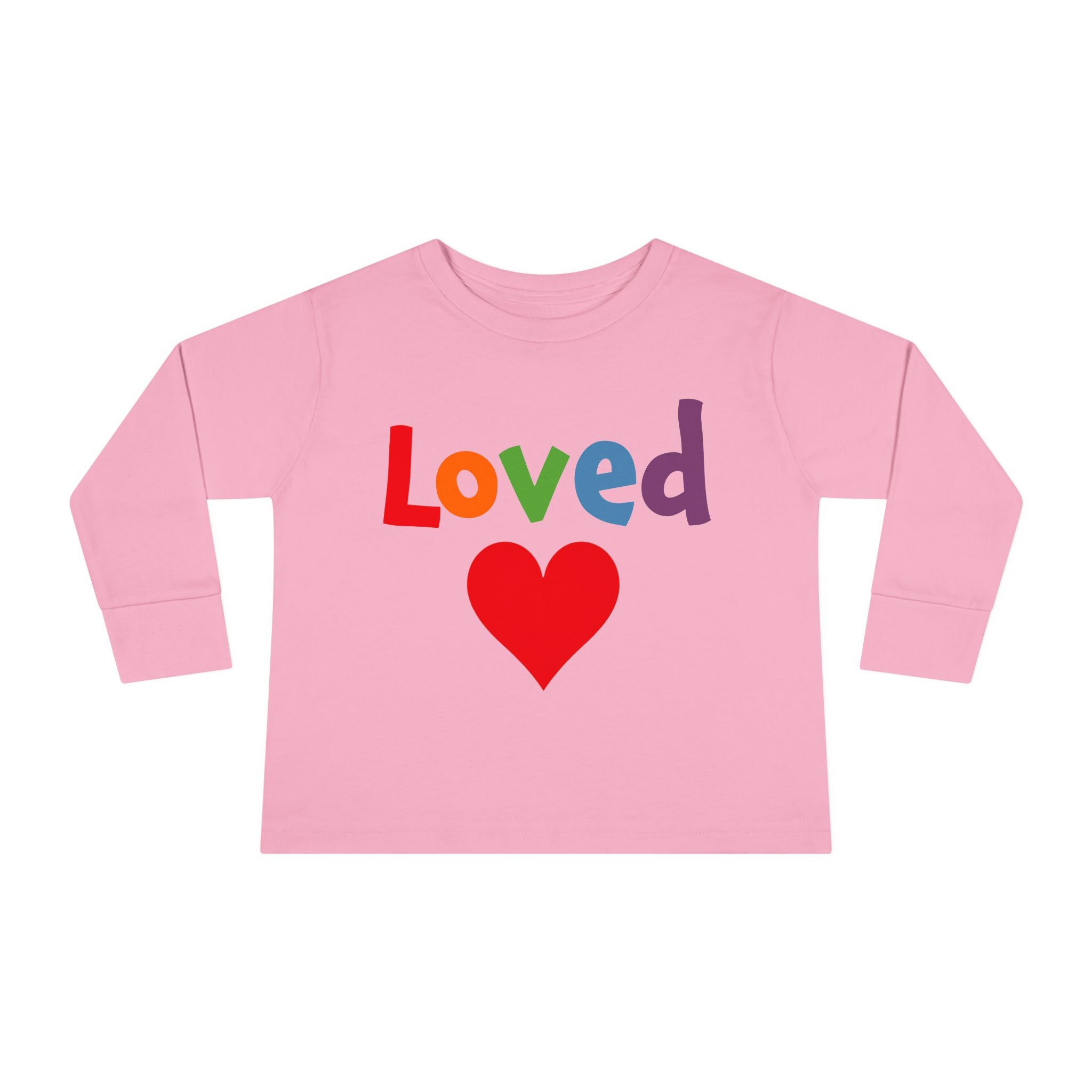 Loved | Toddler Long Sleeve Tee® | Christian Kids Shirt | Faith Apparel