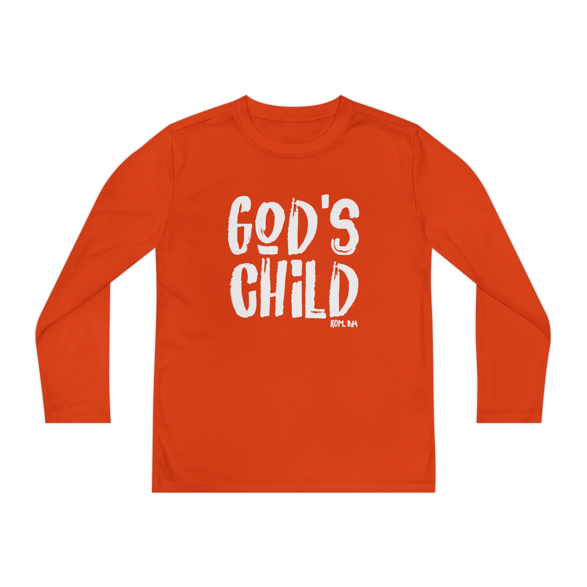 GOD'S CHILD! Collection | Youth Long Sleeve Tee | (Romans 8:14)